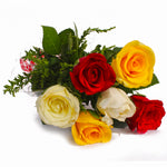 Half-Dozen Roses Wrapped