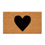 Heart Doormat Black or Red