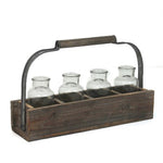 HANDLE CRATE WITH BOTTLES