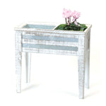 SMALL PLANTER STAND WHITEWASH