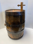 Antique wooden barrel