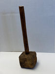 Antique wooden mallet