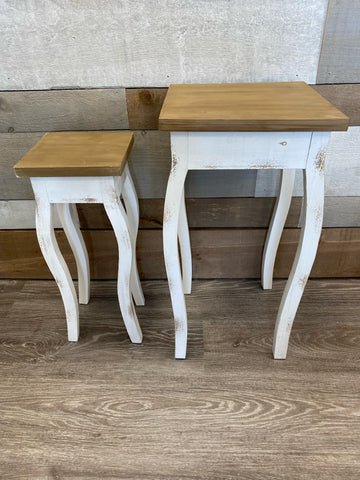 wooden end tables