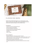 cleansing bar- Vanilla and Leather